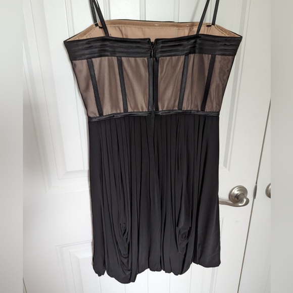 BCBG Max Azria Black Strapless Mini Dress - Picture 3 of 3